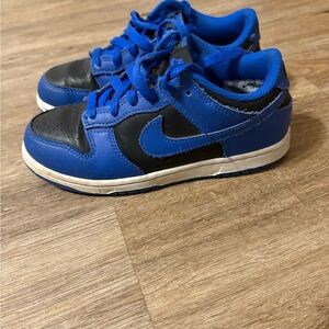 Nike Dunks Hyper Cobalt                    Kids Blue and Black Sneakers